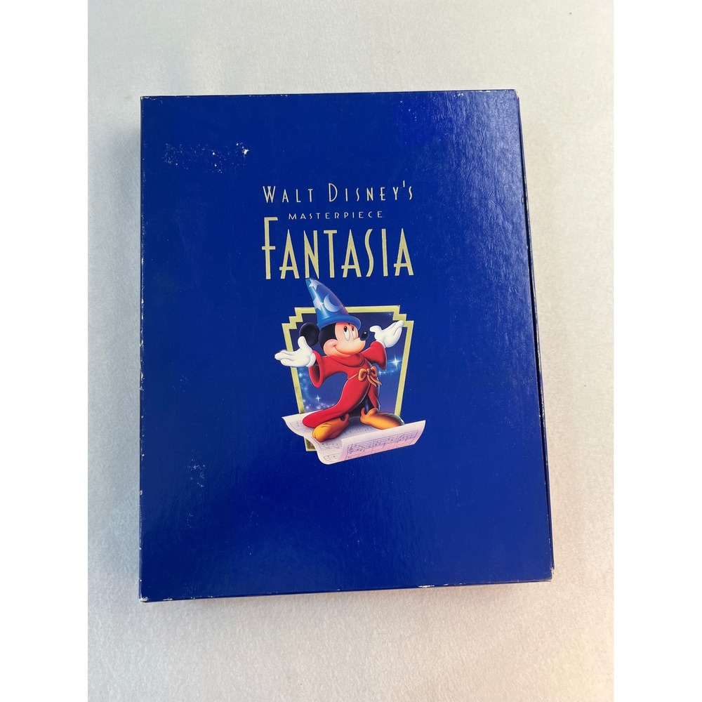 Fantasia Deluxe Commemorative VHS Box Set 1991 Complete w/‎ Lithograph Disney